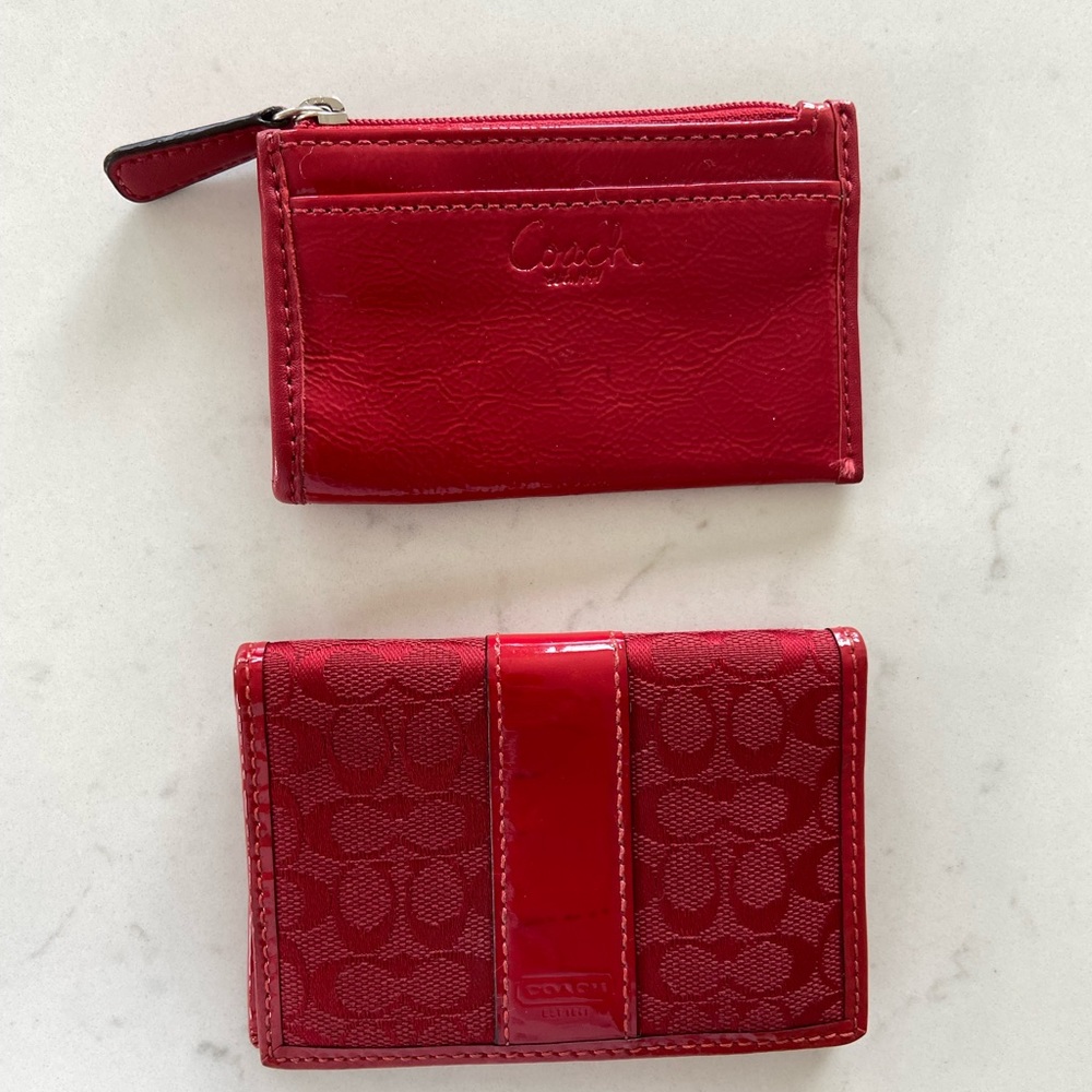 COACH wallet and change purse